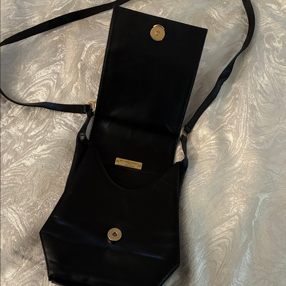 Charles Jourdan Elegant Black Crossbody Bag